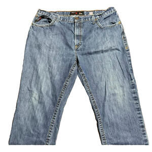 Ariat Men's Cat 2 FR M3 Loose Fit Straight Cotton Work Jeans Size 42/32 EUC